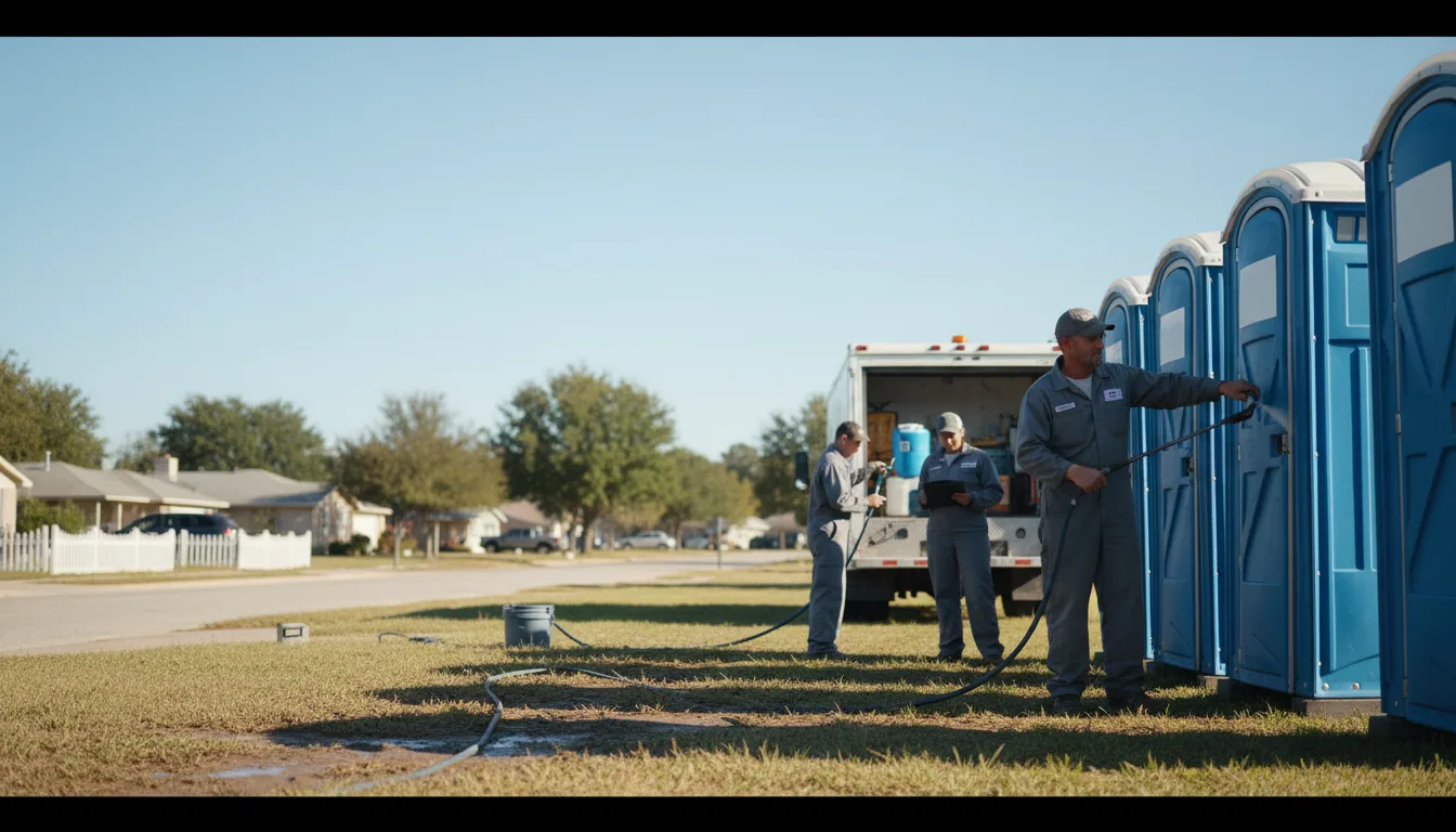 Long-Term Portable Toilet Rental in Leland, IA near me